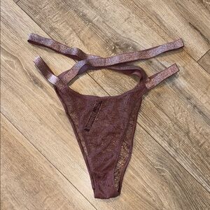 Victoria’s Secret Strappy Brazilian Lace Panty
